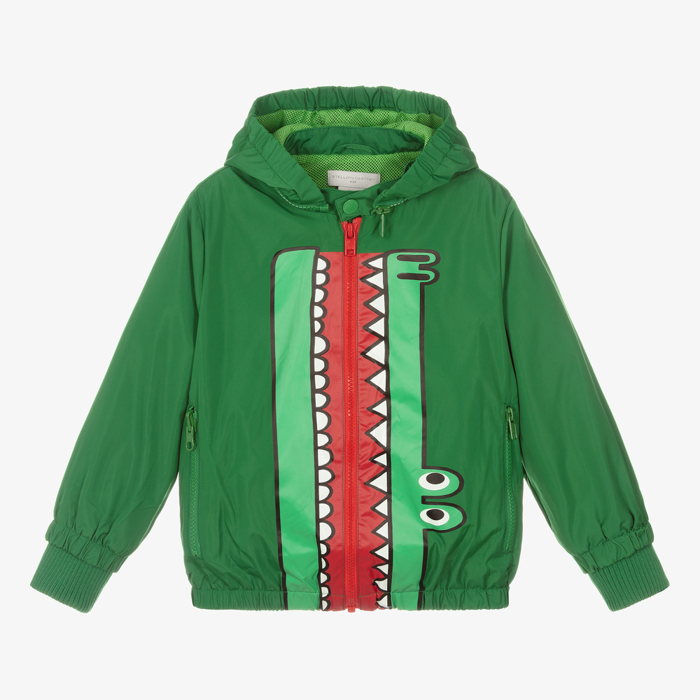 Stella McCartney Kids - Куртка с крокодилом для мальчиков | Childrensalon