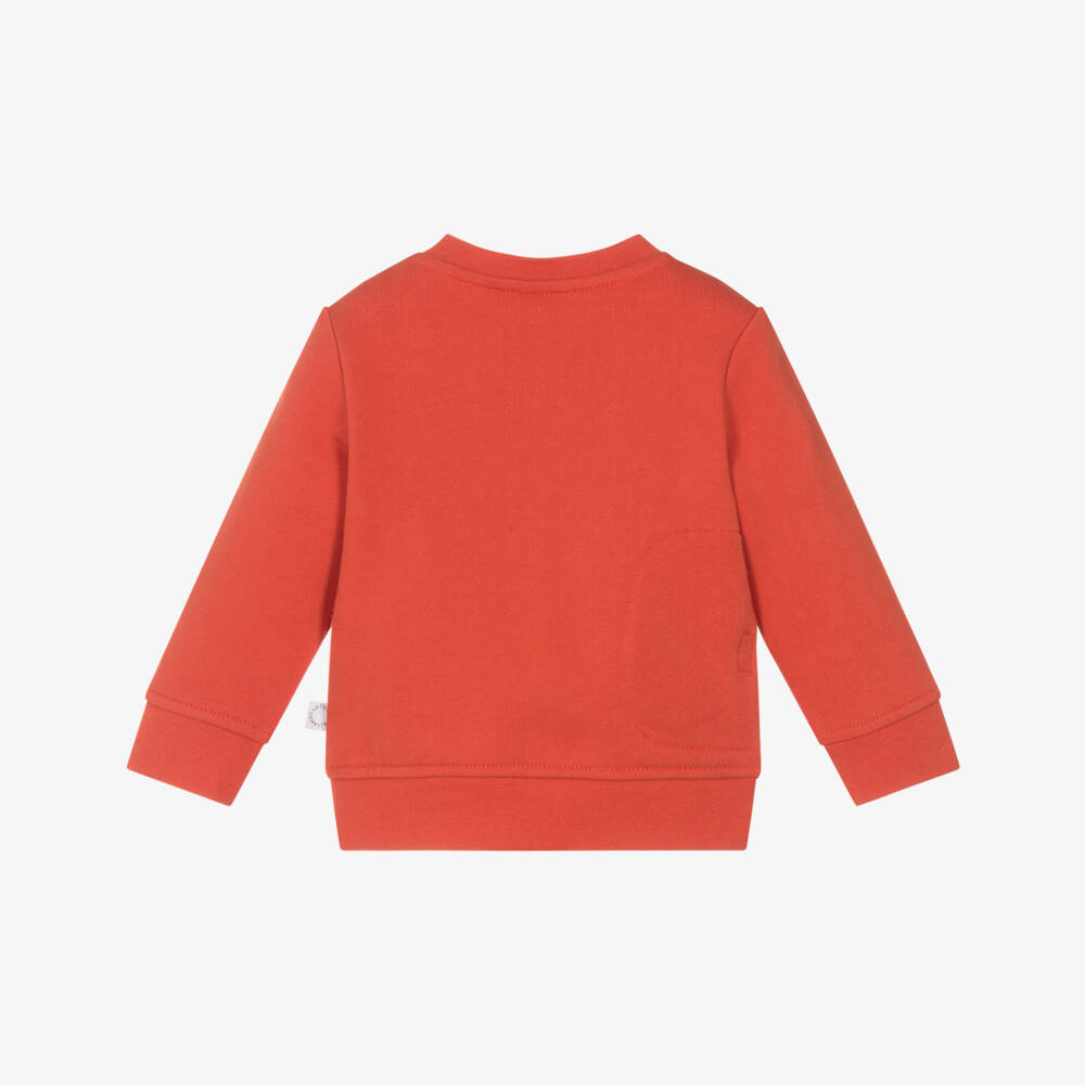 Stella McCartney Kids-Праздничный красный свитшот Санта для мальчиков | Childrensalon Outlet