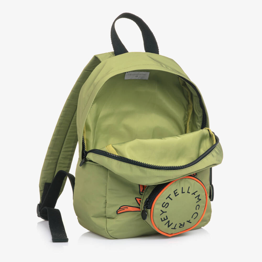 Stella McCartney Kids-Boys Green Bug Mini Backpack (32cm) | Childrensalon Outlet