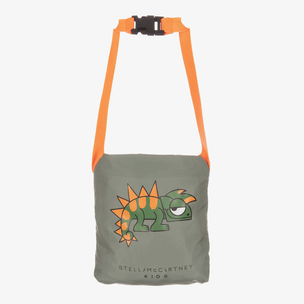 Stella McCartney Kids-Boys Green Hooded Gecko Jacket | Childrensalon Outlet