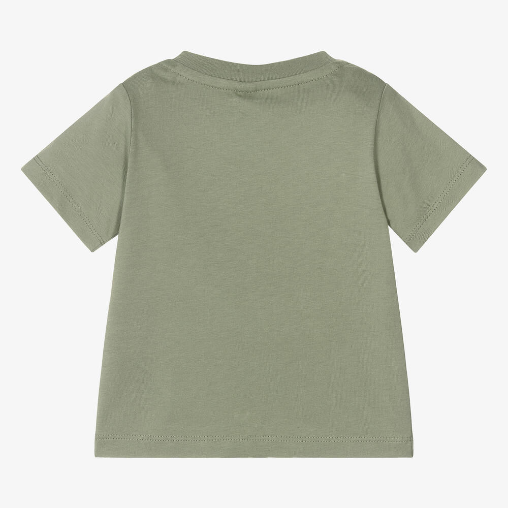 Stella McCartney Kids - Boys Green Organic Cotton Sandwich T
