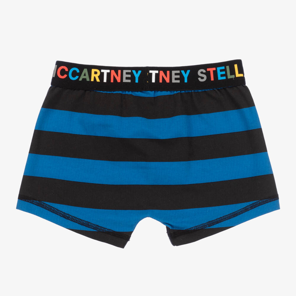 Stella McCartney Kids-Серые и синие трусы-боксеры (2шт.) | Childrensalon Outlet
