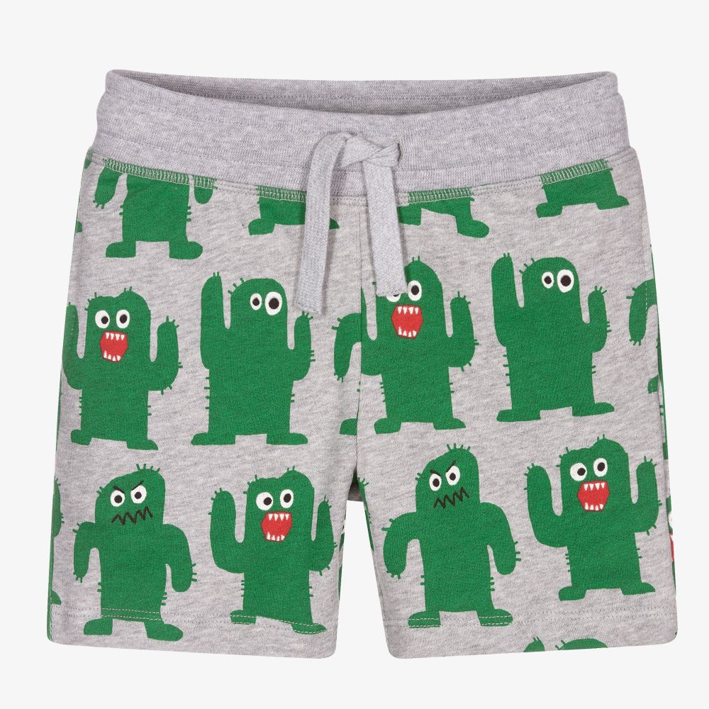 Stella McCartney Kids - Short gris à cactus Garçon | Childrensalon