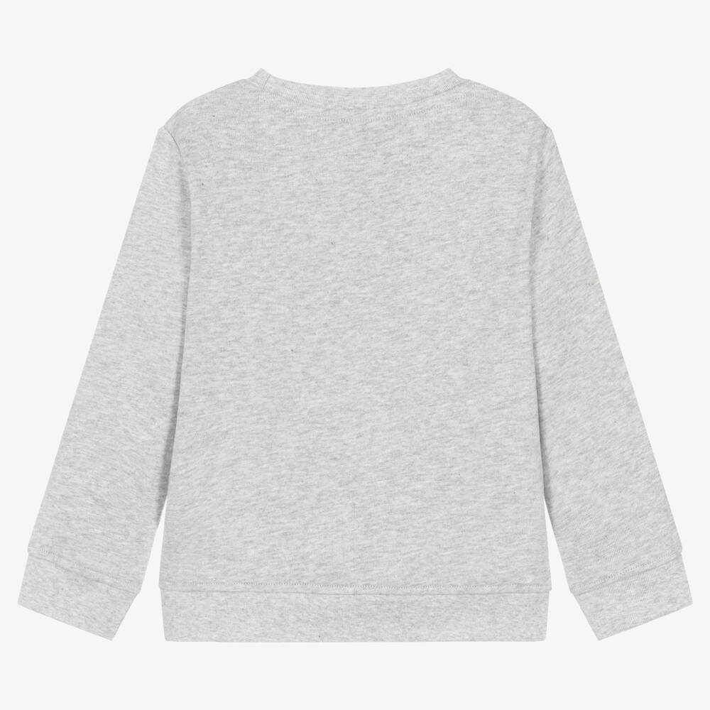 Stella McCartney Kids-Boys Grey Cotton Funfair Print Sweatshirt | Childrensalon Outlet