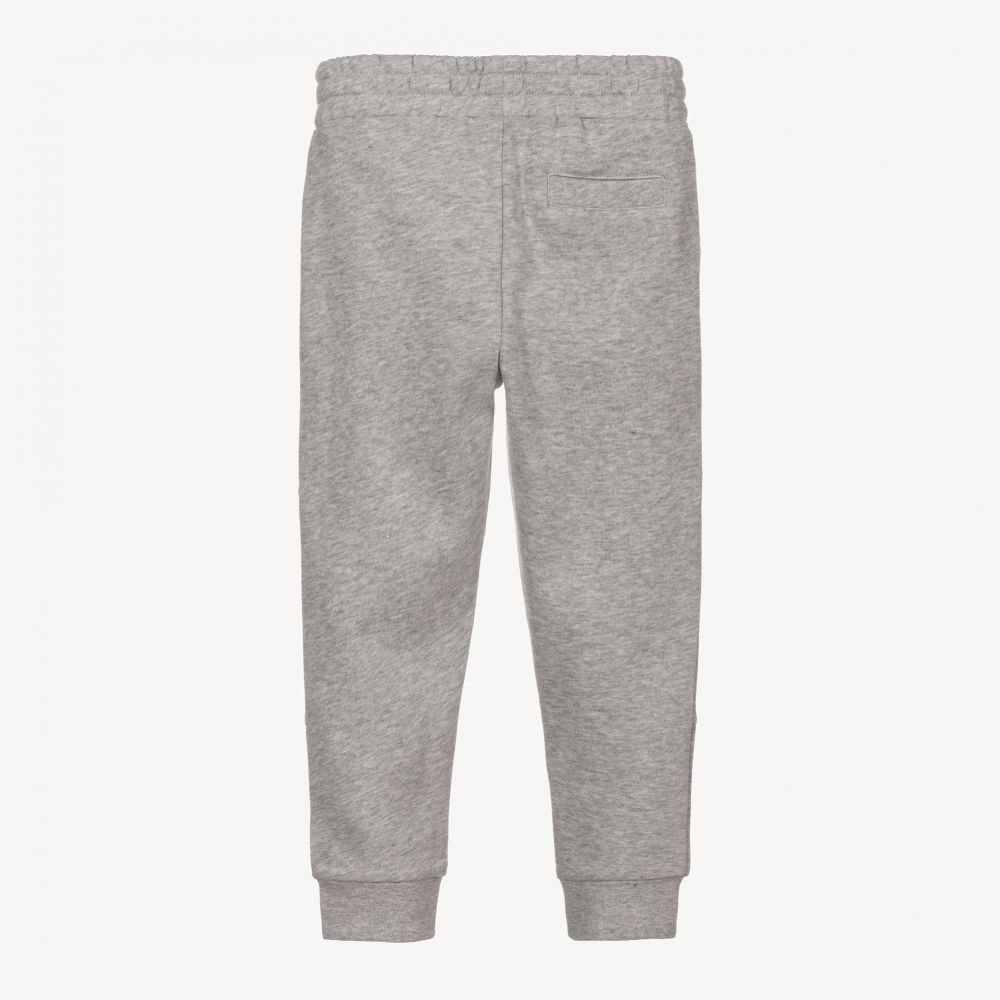 Stella McCartney Kids-Boys Grey Cotton Joggers | Childrensalon Outlet