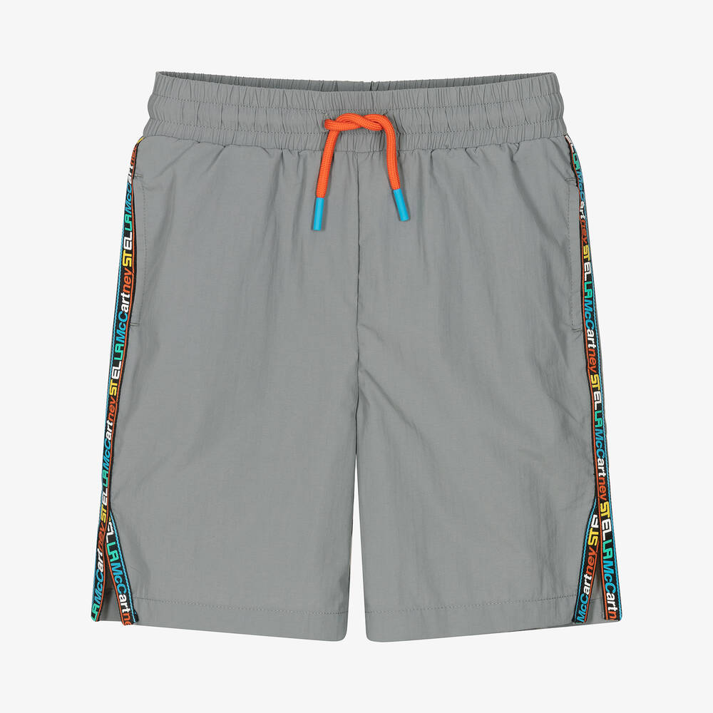 Stella McCartney Kids - Graue Sportshorts für Jungen (J)  | Childrensalon