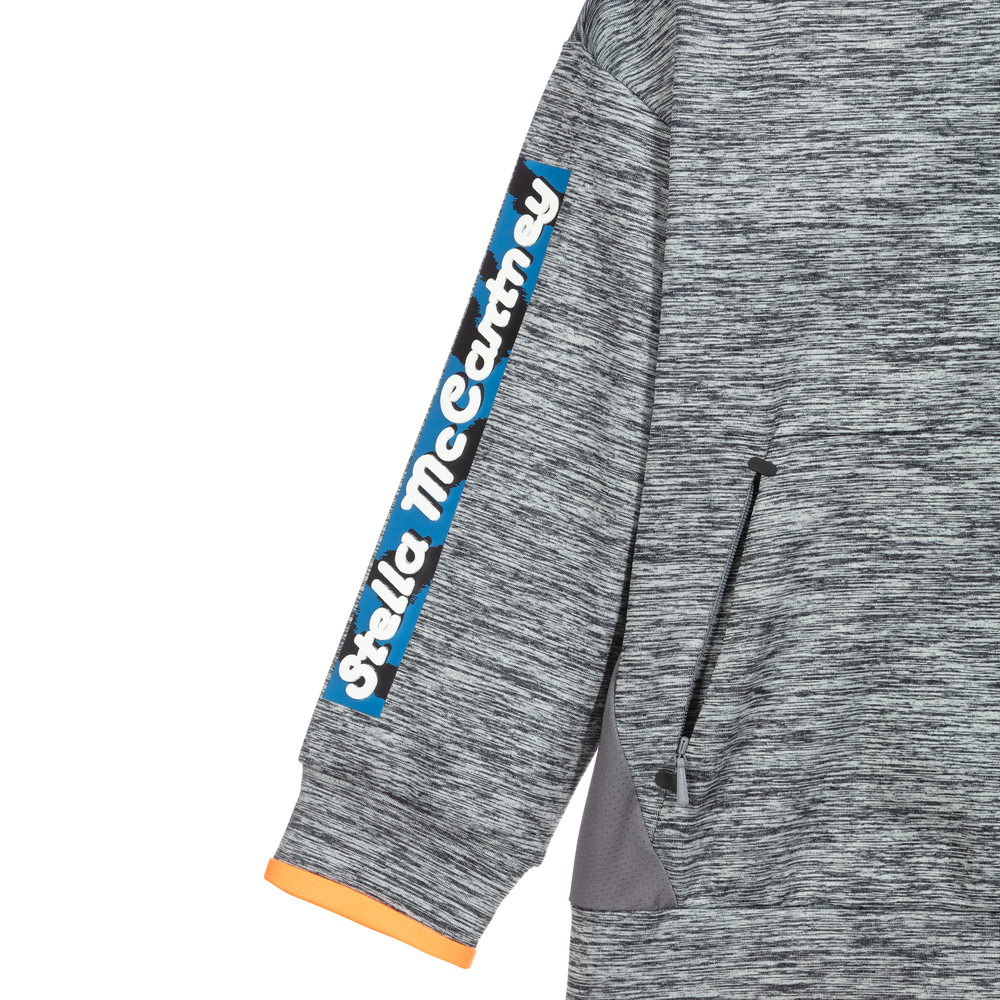 Stella McCartney Kids-Серая спортивная толстовка для мальчиков | Childrensalon Outlet