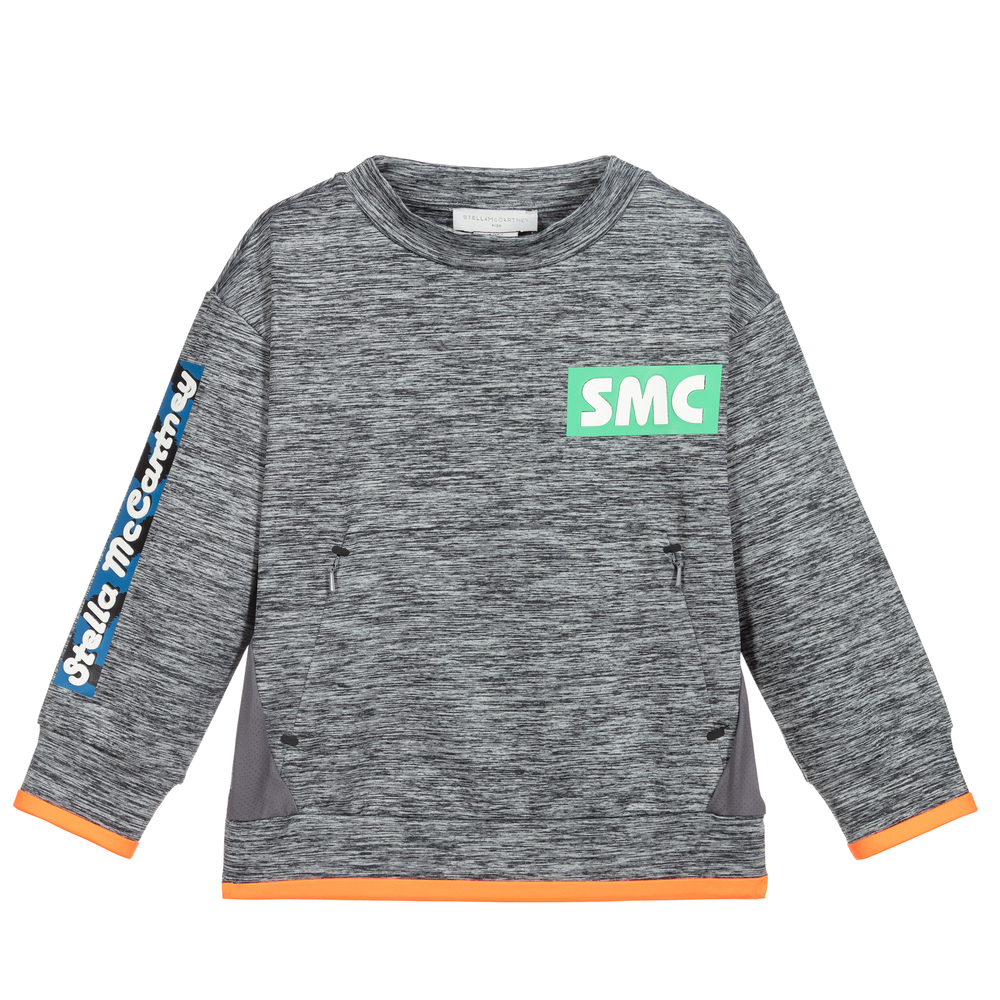 Stella McCartney Kids - Sweat de sport gris Garçon | Childrensalon