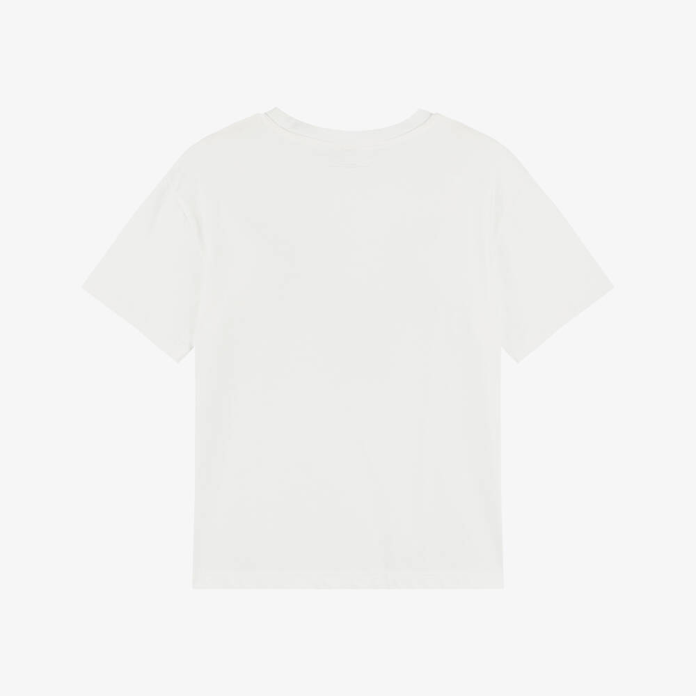 Stella McCartney Kids-Кремовая футболка для мальчиков Adventure | Childrensalon Outlet