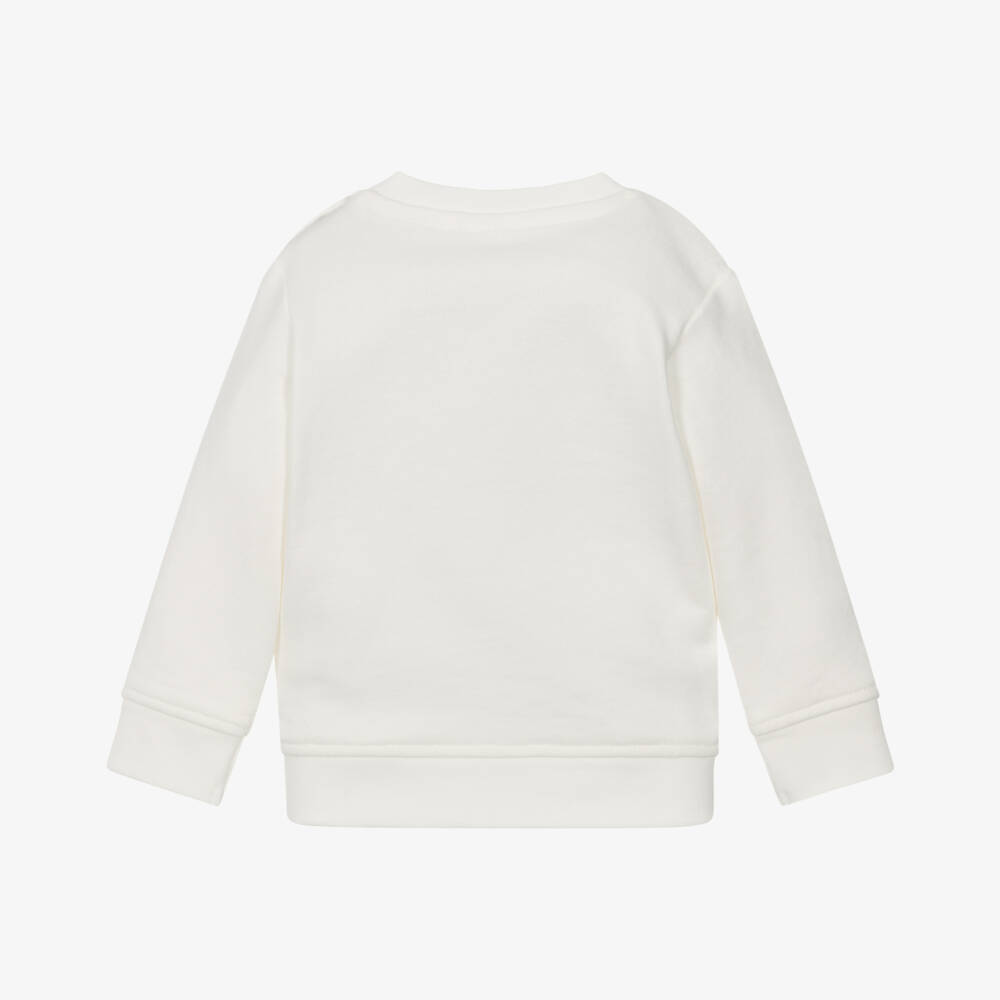 Stella McCartney Kids-Boys Ivory Cotton Bunny Jumper | Childrensalon Outlet