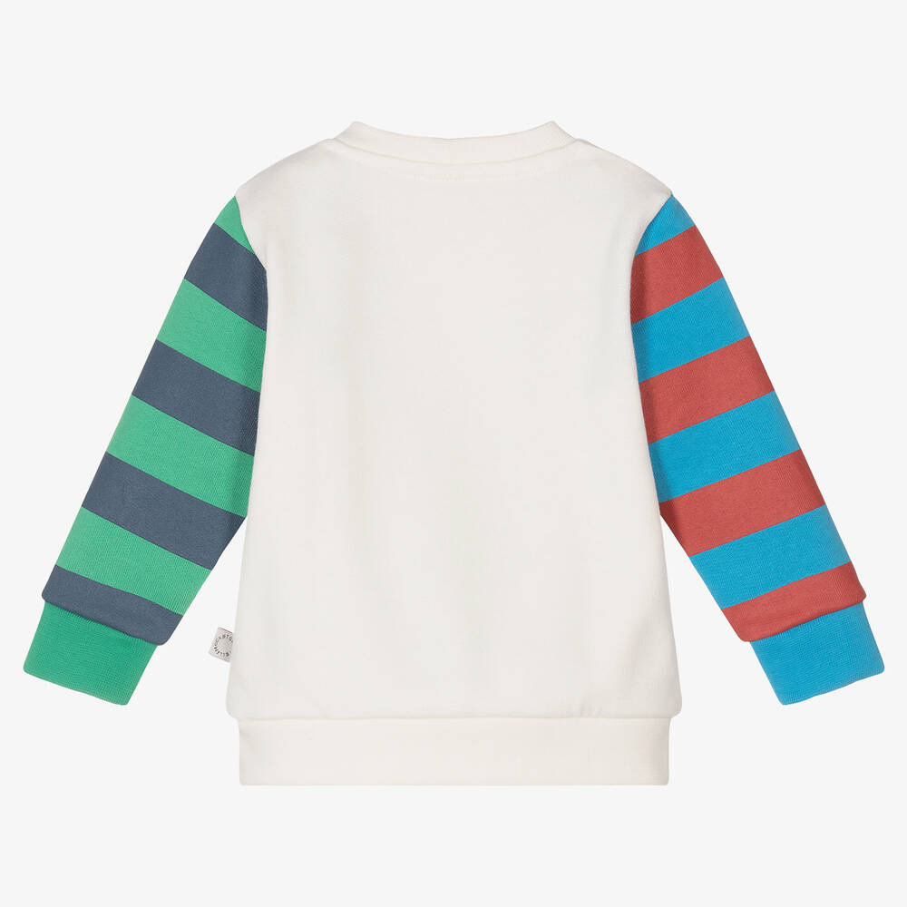 Stella McCartney Kids-Boys Ivory Cotton Penguin Sweatshirt | Childrensalon Outlet