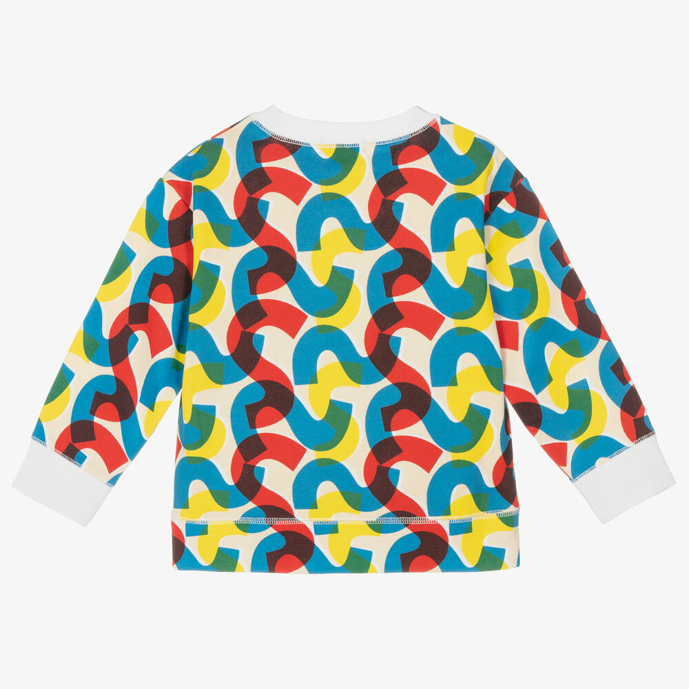 Stella McCartney Kids-Boys Ivory Cotton Sweatshirt | Childrensalon Outlet