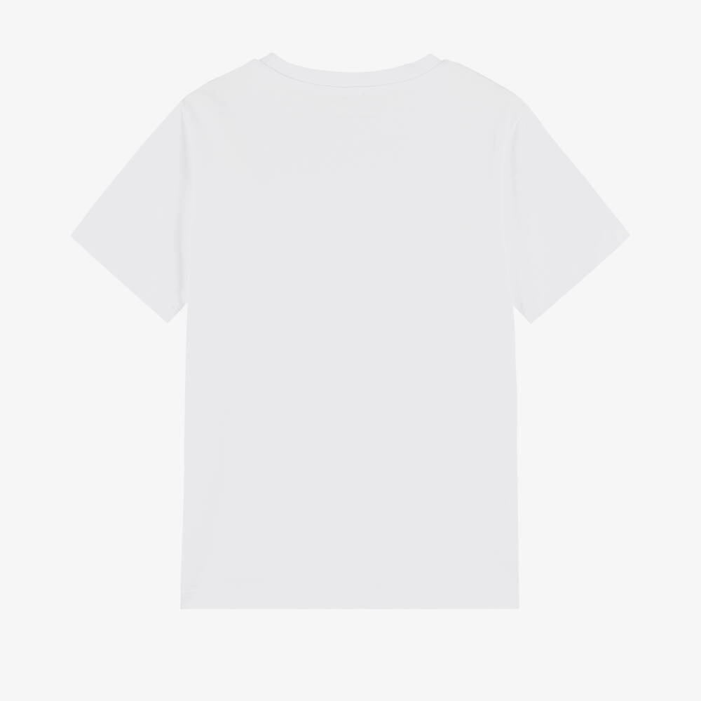 Stella McCartney Kids-Boys Ivory Formal Tee Delight | Childrensalon Outlet