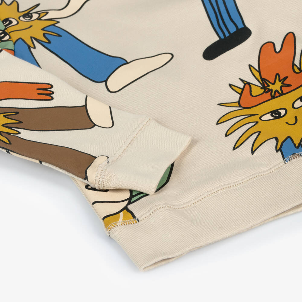 Stella McCartney Kids-Boys Ivory Space Graphic Sweatshirt | Childrensalon Outlet