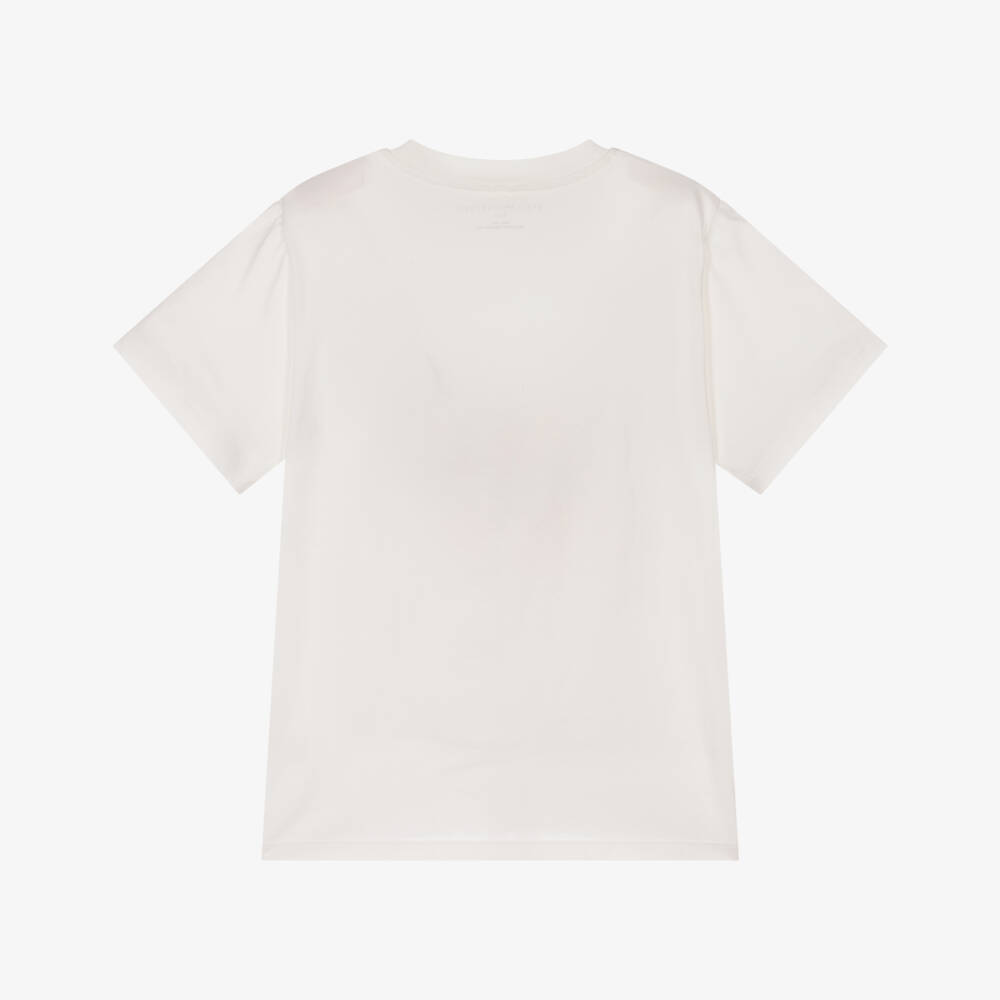 Stella McCartney Kids-تيشيرت عاجي برسمة سنجاب للأولاد | Childrensalon Outlet