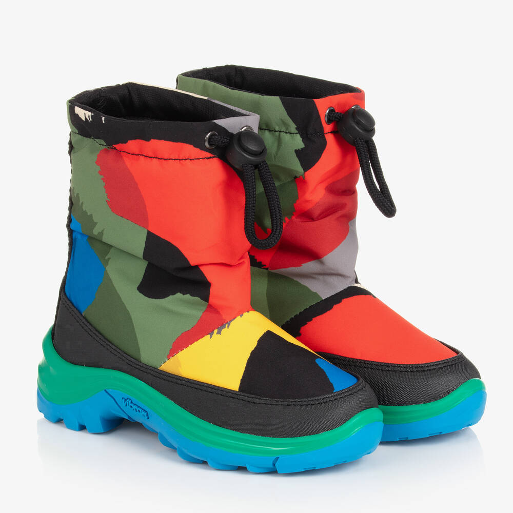 Stella McCartney Kids - Mehrfarbig gemusterte Schneeschuhe | Childrensalon