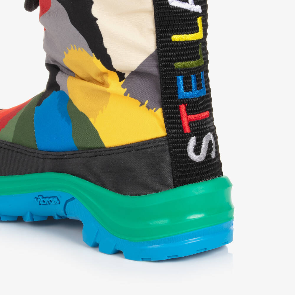 Stella McCartney Kids Boys Multicolour Patterned Snowboots Childrensalon Outlet
