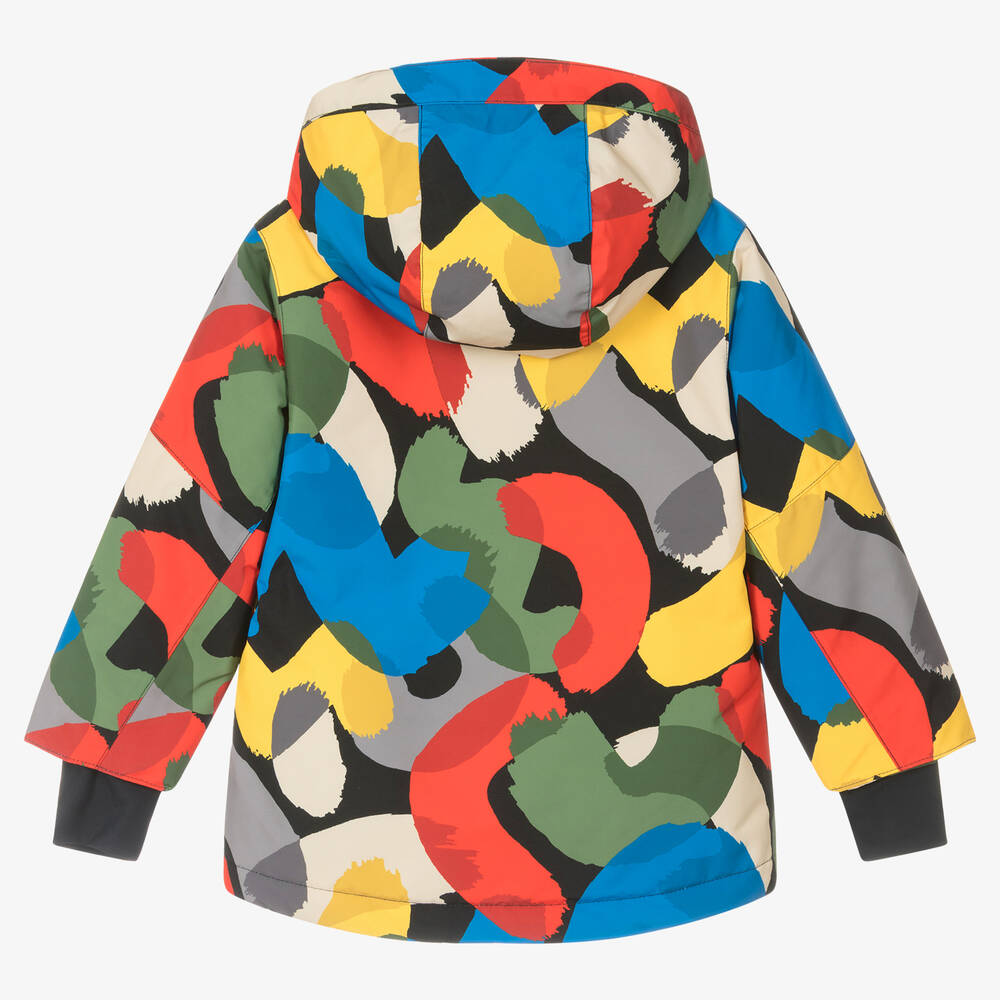 Stella McCartney Kids-جاكيت تزلج مقاوم للماء بألوان متعددة للأولاد | Childrensalon Outlet