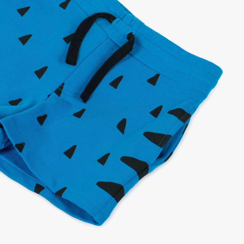 Stella McCartney Kids-Boys Ocean-Hue Organic Cotton Shorts | Childrensalon Outlet