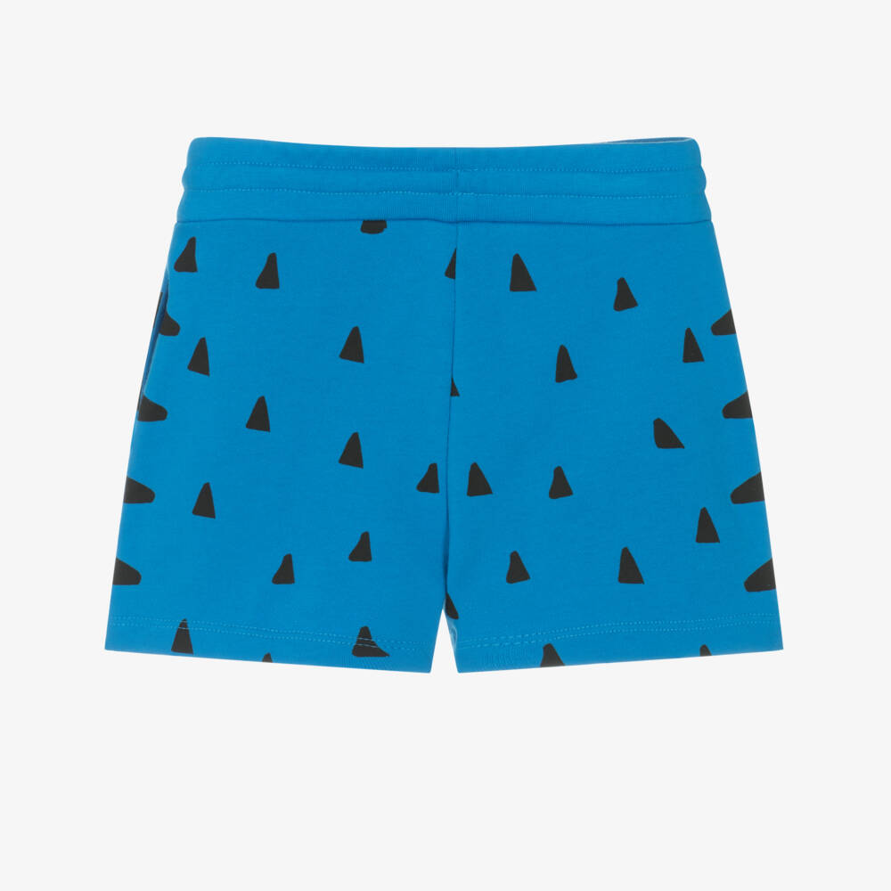 Stella McCartney Kids-Boys Ocean-Hue Organic Cotton Shorts | Childrensalon Outlet