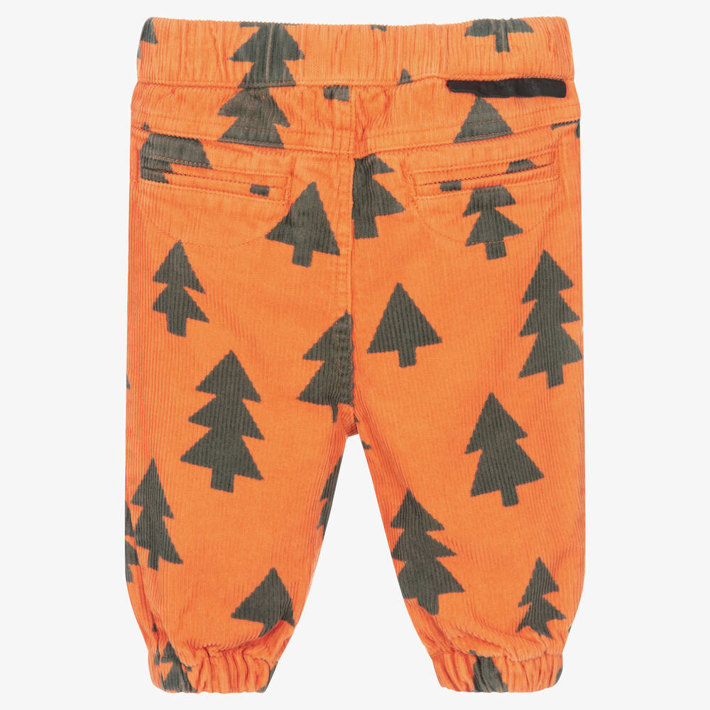 Stella McCartney Kids-Boys Orange Cotton Corduroy Trousers | Childrensalon Outlet