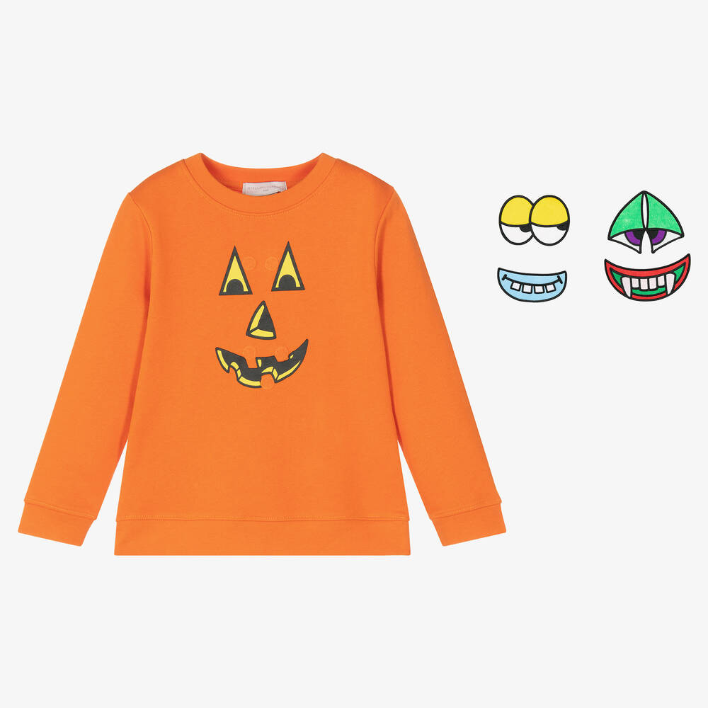 Stella McCartney Kids-Оранжевый свитшот для мальчиков | Childrensalon Outlet