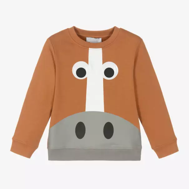 Stella McCartney Kids-Boys Organic Cotton Horse Jumper | Childrensalon Outlet