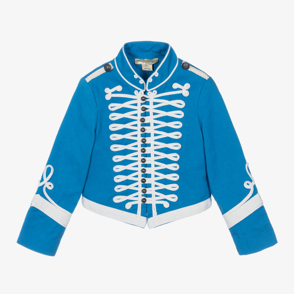 Stella McCartney Kids-Boys Organic Cotton Military Coat | Childrensalon Outlet