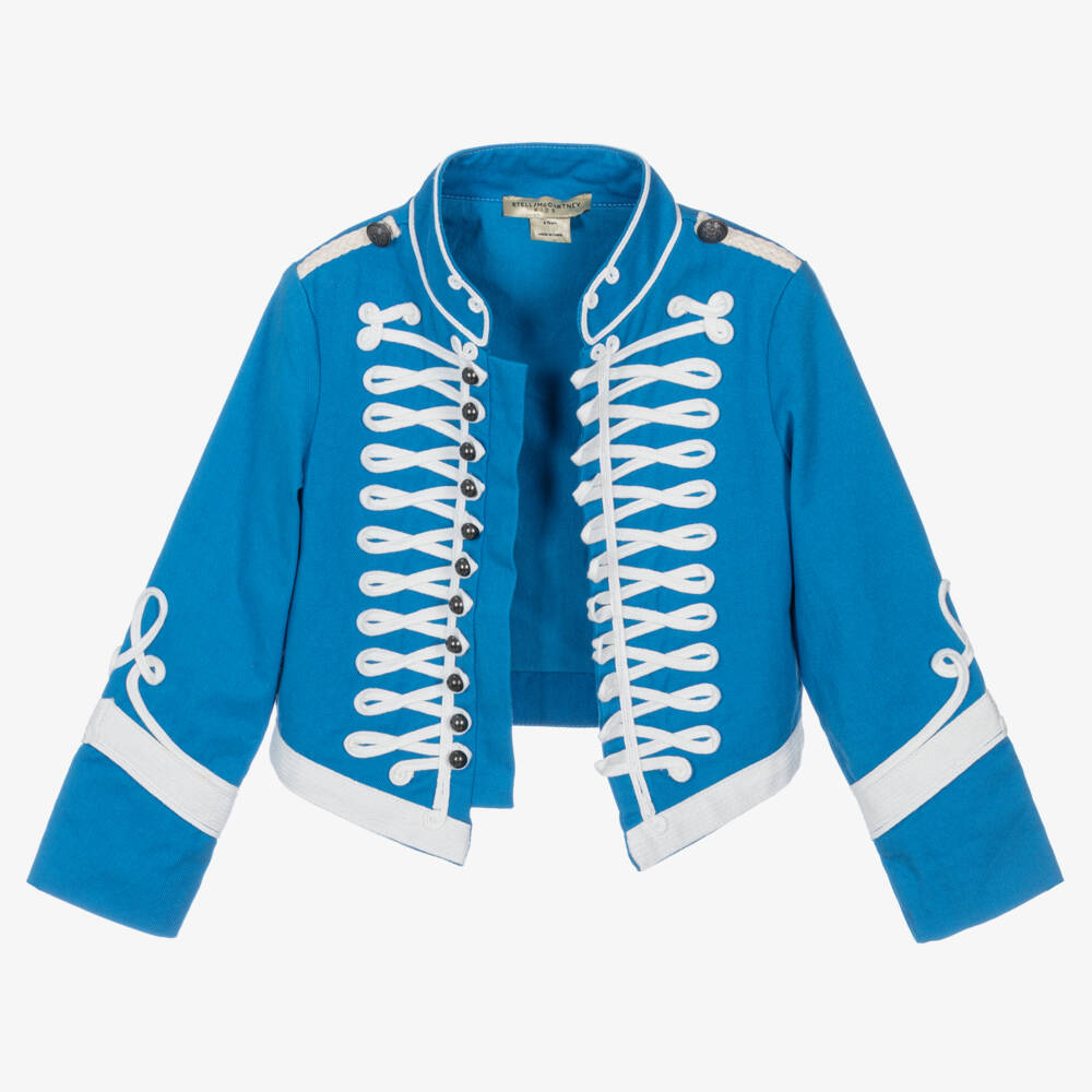 Stella McCartney Kids-Boys Organic Cotton Military Coat | Childrensalon Outlet
