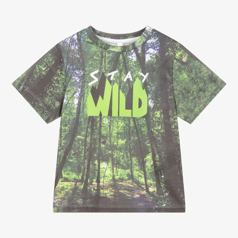 Stella McCartney Kids - Boys Organic Cotton T-Shirt | Childrensalon