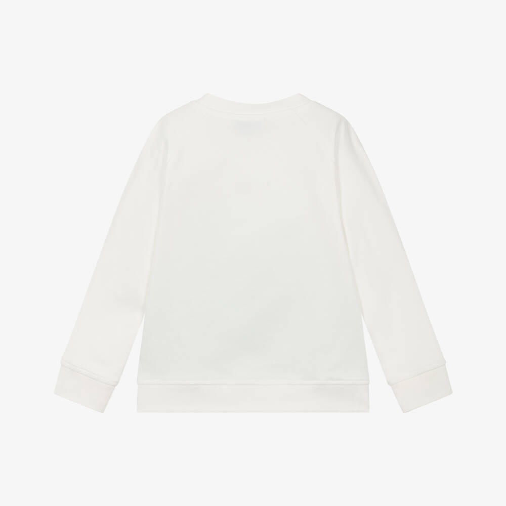 Stella McCartney Kids-Boys Organic Ivory Frog Top | Childrensalon Outlet