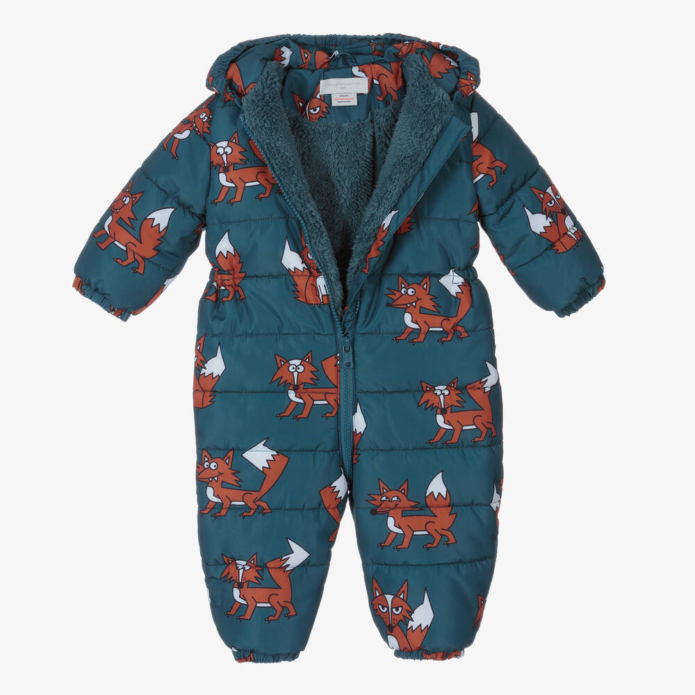 (美品) Stella McCartney baby 2wayダウン Stella McCartney Kids - Boys Petrol Blue Snowsuit