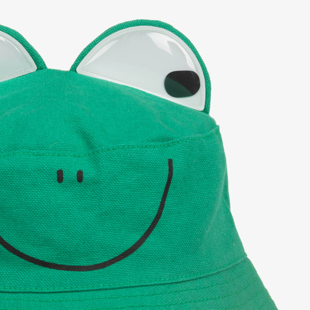 Stella McCartney Kids-Boys Playful Green Frog Sunhat | Childrensalon Outlet