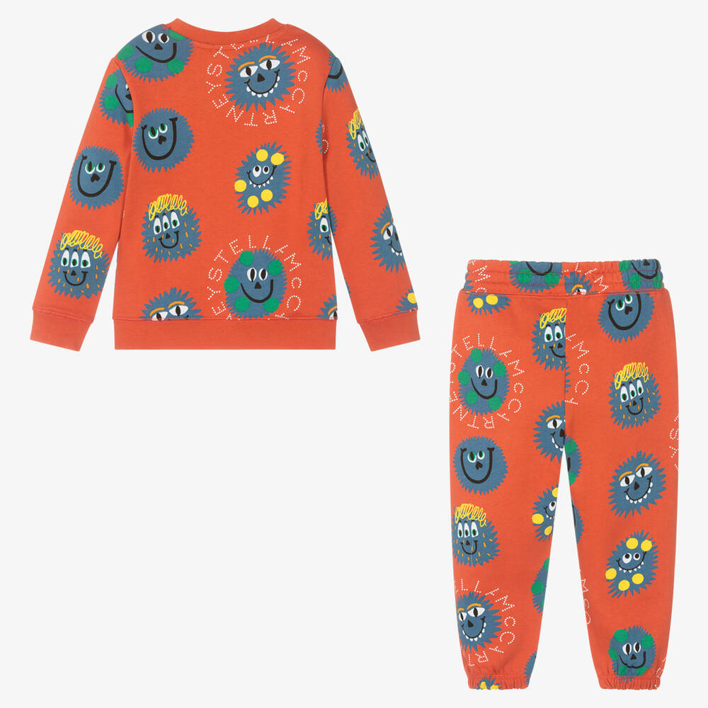 キッズアウター Stella McCartney WOVEN TRACKSUIT (TU3Q50.I0193 669 BLUE) Stella McCartney Kids - Boys Blue Monster Tracksuit