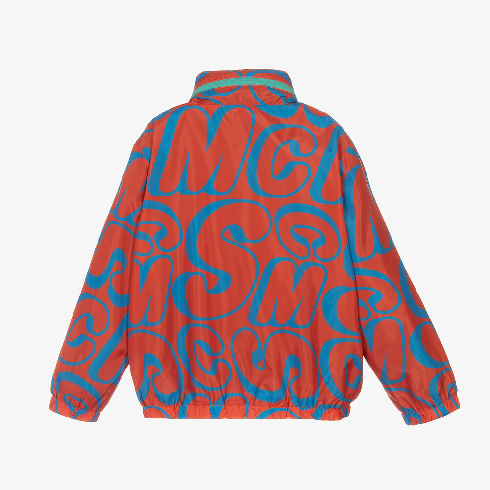 Stella McCartney Kids - Boys Red & Blue Windbreaker Jacket
