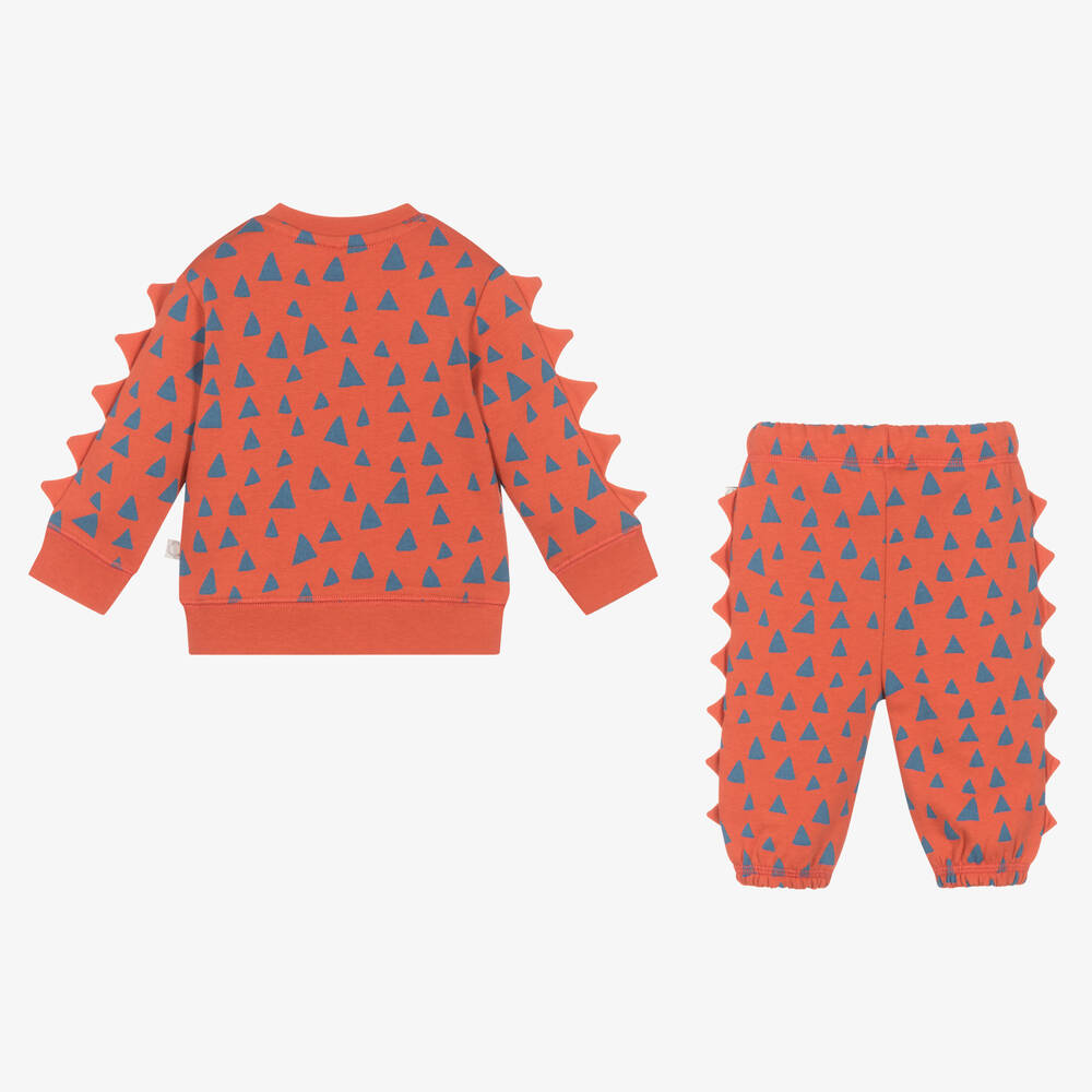 Stella McCartney Kids-Boys Red Cotton Monster Tracksuit | Childrensalon Outlet