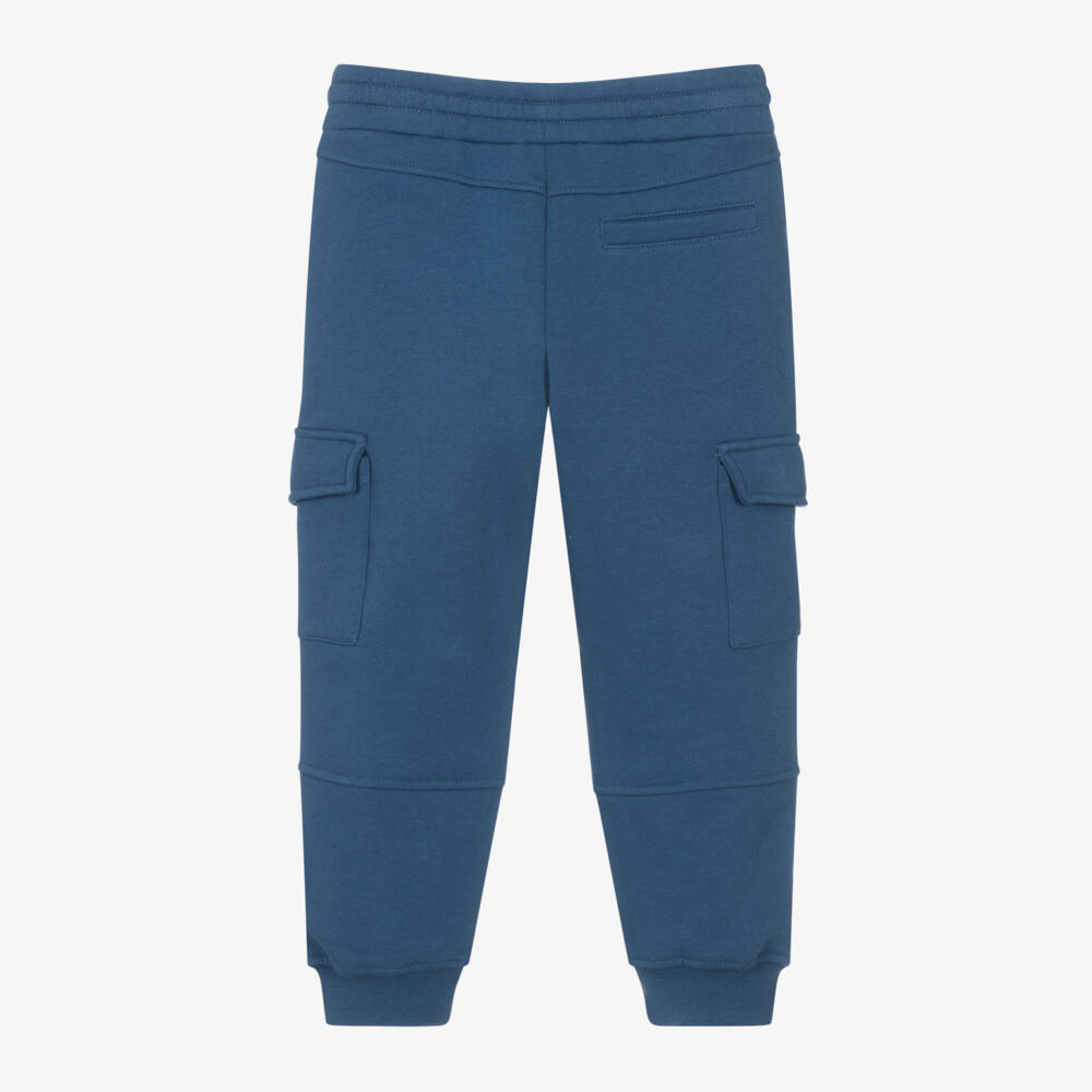 Stella McCartney Kids-Boys Sky Blue Cargo Pants | Childrensalon Outlet