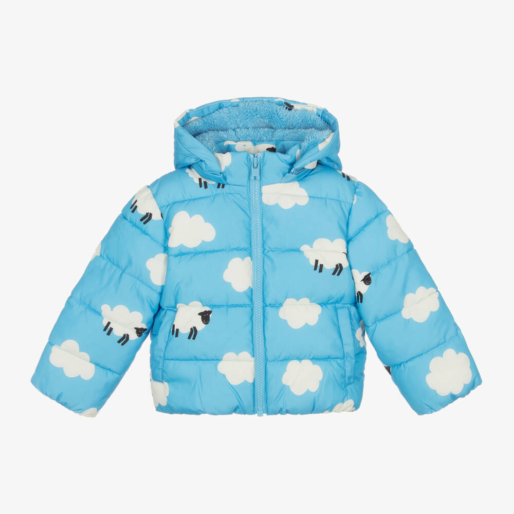 Stella McCartney Kids-Boys Sky Sheep Padded Coat | Childrensalon Outlet