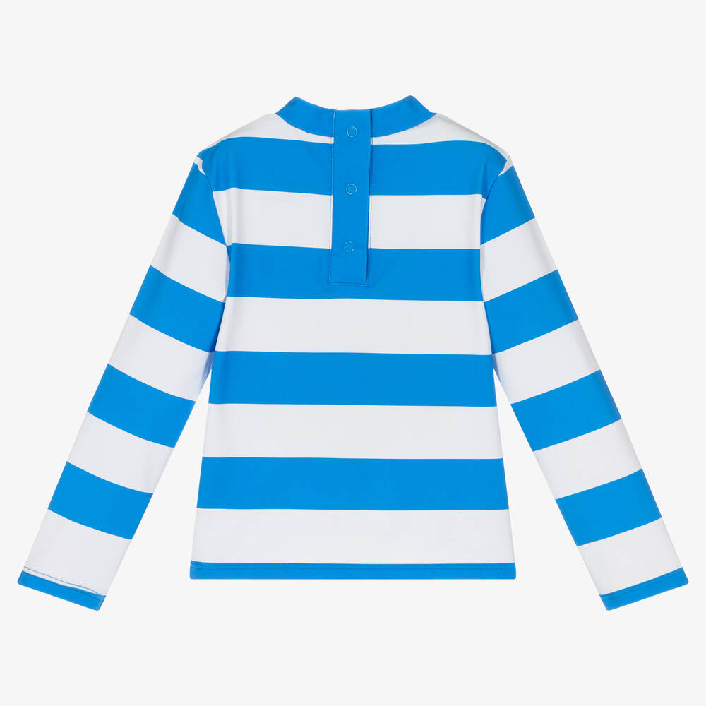 Stella McCartney Kids-Boys Striped Sun Protective Top (UPF 50+) | Childrensalon Outlet