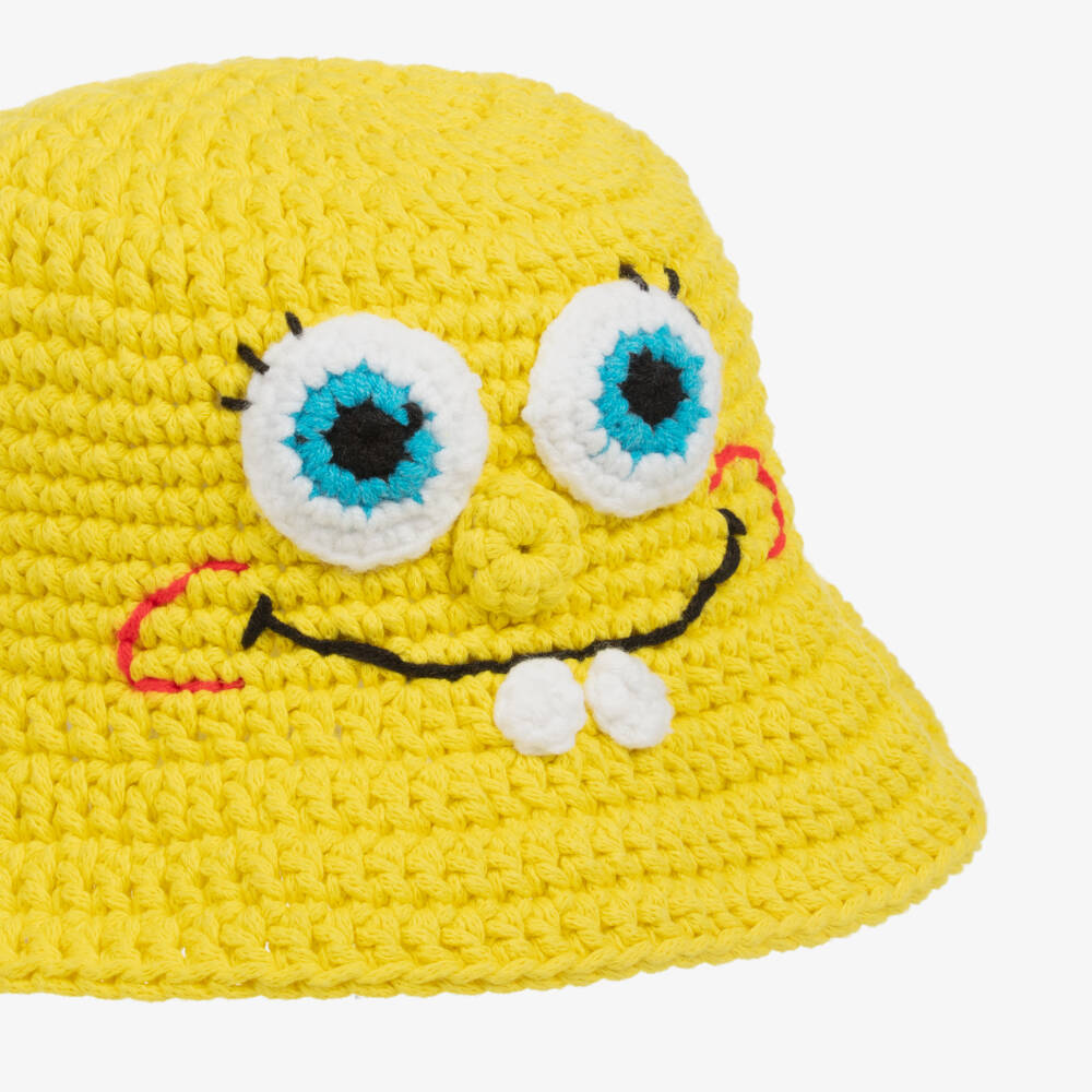 Stella McCartney Kids-Boys Sunny SpongeBob Crochet Hat | Childrensalon Outlet
