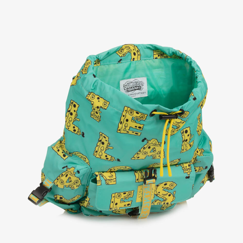 Stella McCartney Kids-Boys Turquoise School Adventure Backpack | Childrensalon Outlet