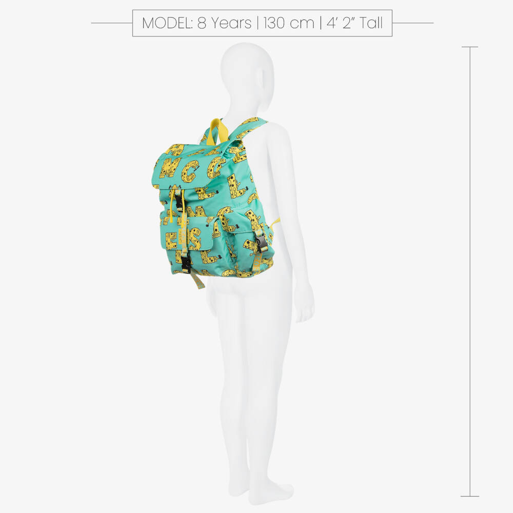 Stella McCartney Kids-Boys Turquoise School Adventure Backpack | Childrensalon Outlet