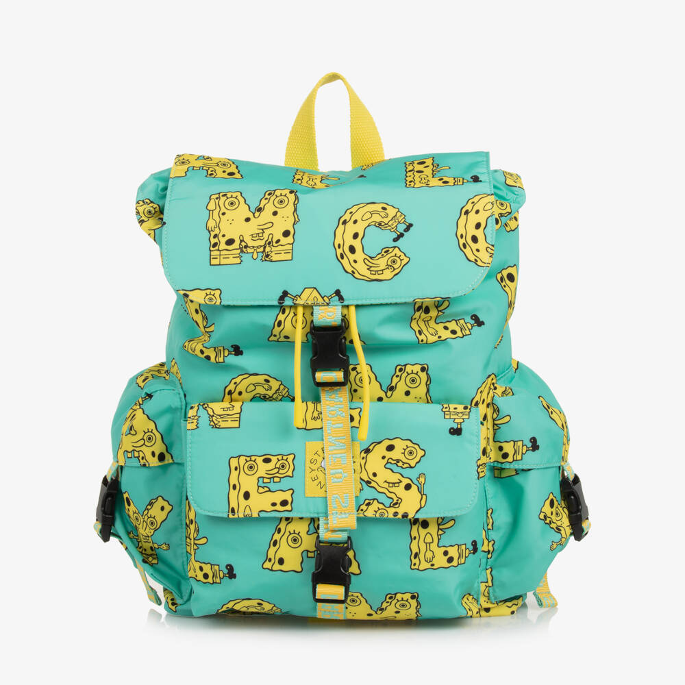 Stella McCartney Kids-Boys Turquoise School Adventure Backpack | Childrensalon Outlet