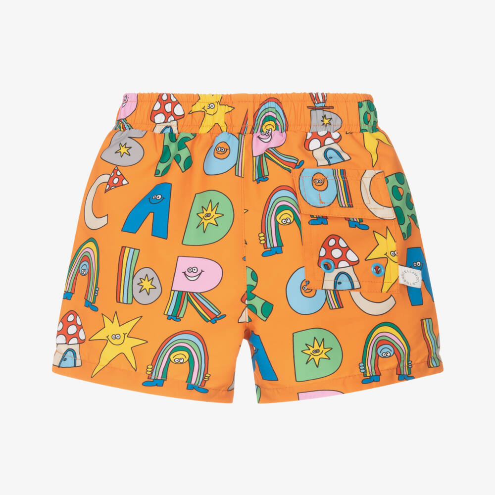 Stella McCartney Kids-شورت سباحة نابض بالحياة للأولاد من أبركدابرا | Childrensalon Outlet