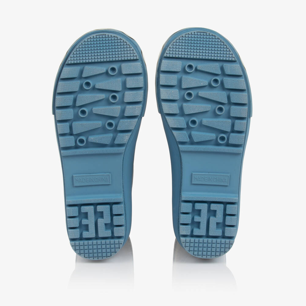 Stella McCartney Kids-Boys Vibrant Blue Yeti Boots | Childrensalon Outlet