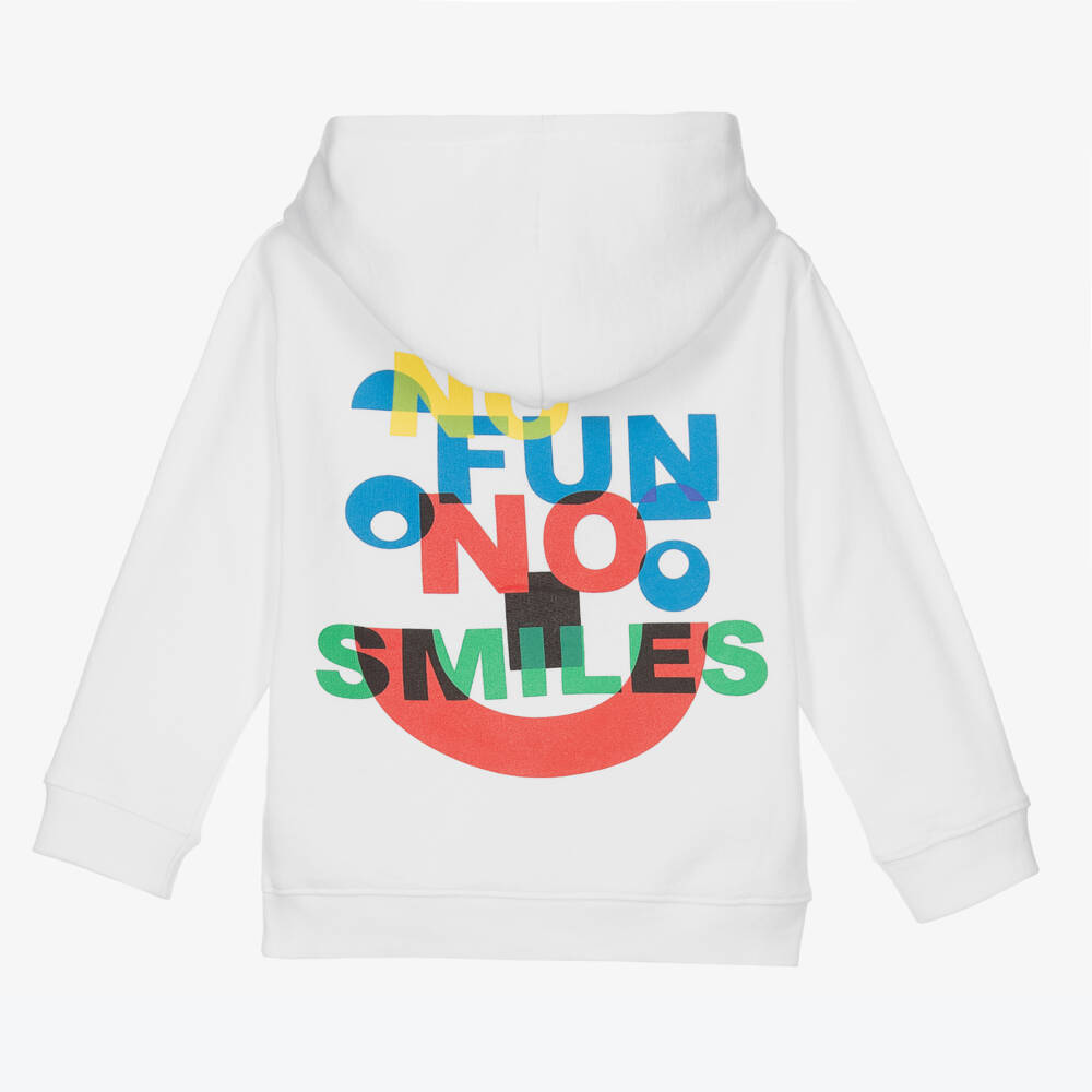 Stella McCartney Kids-Белая хлопковая худи для мальчиков | Childrensalon Outlet