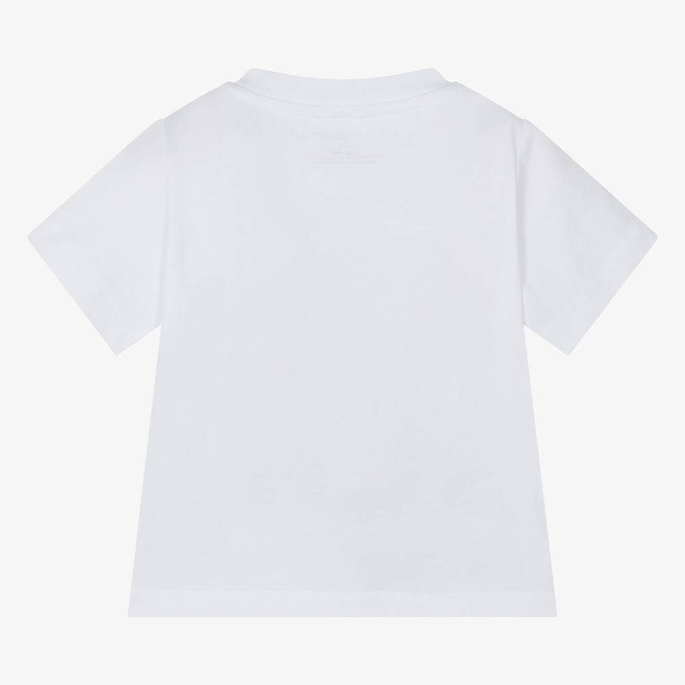 Tシャツ・カットソー Stella McCartney 6J0241 3SPY35 9000 Shirts White T-Shirts White T-shirt with logo Stella McCartney - Vitkac AS