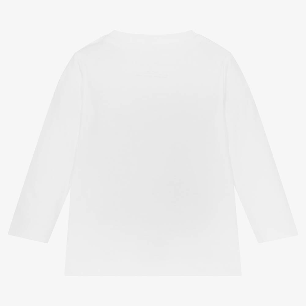 Stella McCartney Kids-Boys White Woodland Top | Childrensalon Outlet