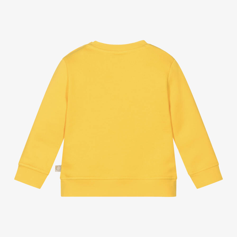 Stella McCartney Kids-Boys Yellow Chicken Cotton Sweatshirt | Childrensalon Outlet