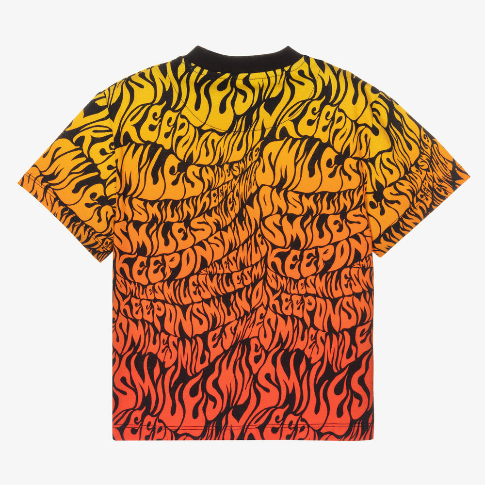 Stella McCartney Kids-Желто-красная футболка для мальчиков | Childrensalon Outlet